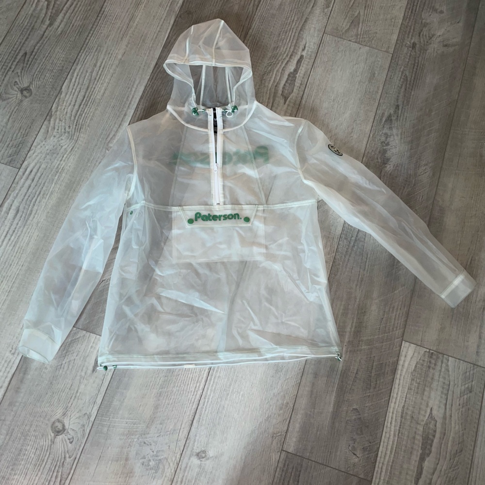 NEW Paterson Transparent Anorak Jacket Windbreaker Pullover Men’s Size M